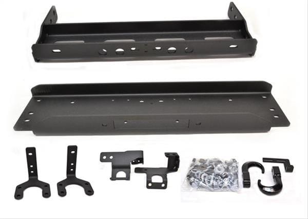 Winch plate WARN - on original bumper - Jeep Wrangler JK 2007+