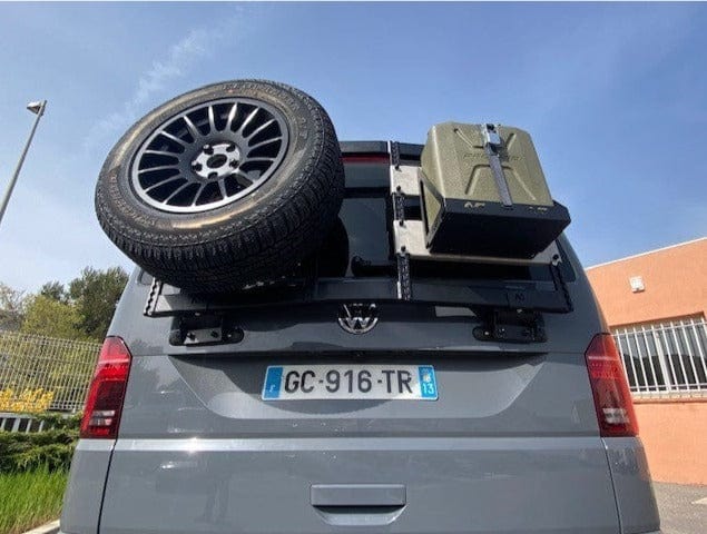 N4 Offroad Tailgate Wheel and Carrier for Volkswagen Transporter