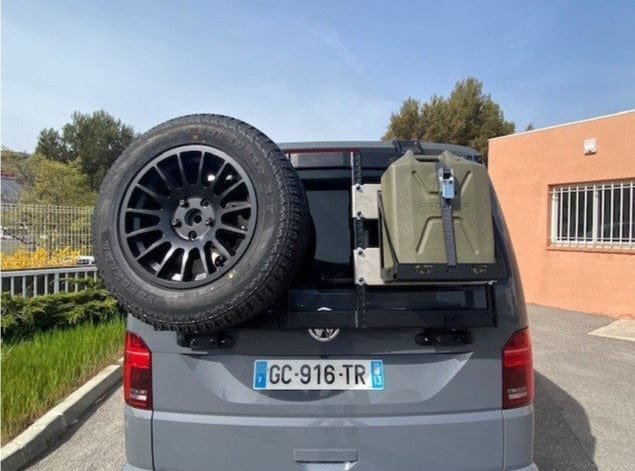 N4 Offroad Tailgate Wheel and Carrier for Volkswagen Transporter