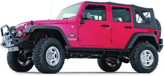 Side guards WARN Steel for Jeep Wrangler JK 2 doors