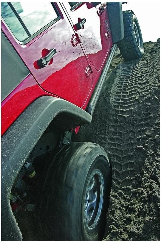 Side guards WARN Steel for Jeep Wrangler JK 2 doors