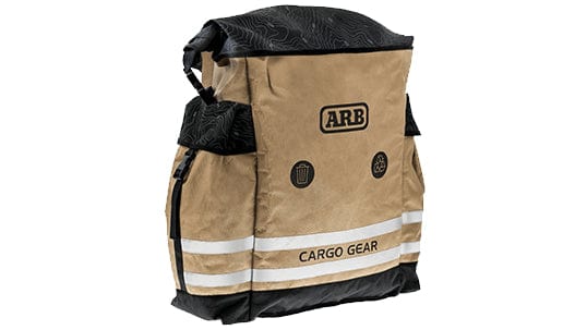 ARB storage bag on spare wheel