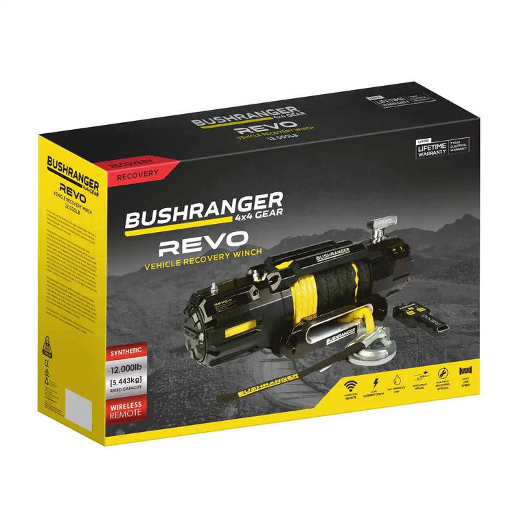 Bushranger 4x4 Winch - Revo 12 - 5 443Kg - 12V